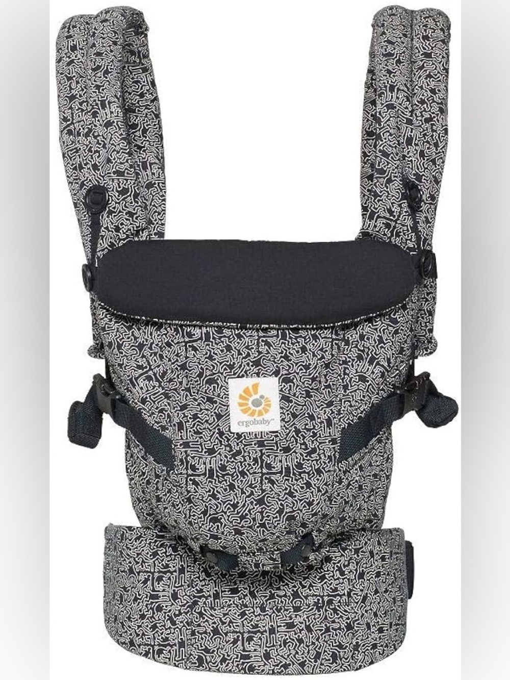 Ergobaby Adapt Multi Position Baby Keith Haring Black Print